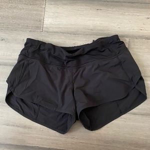 Lulu lemon running shorts black